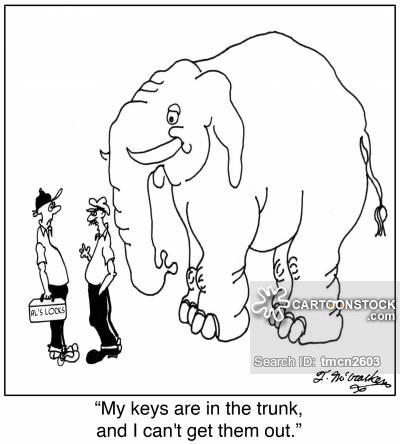 400x444 Elephant's Trunk Cartoons And Comics
