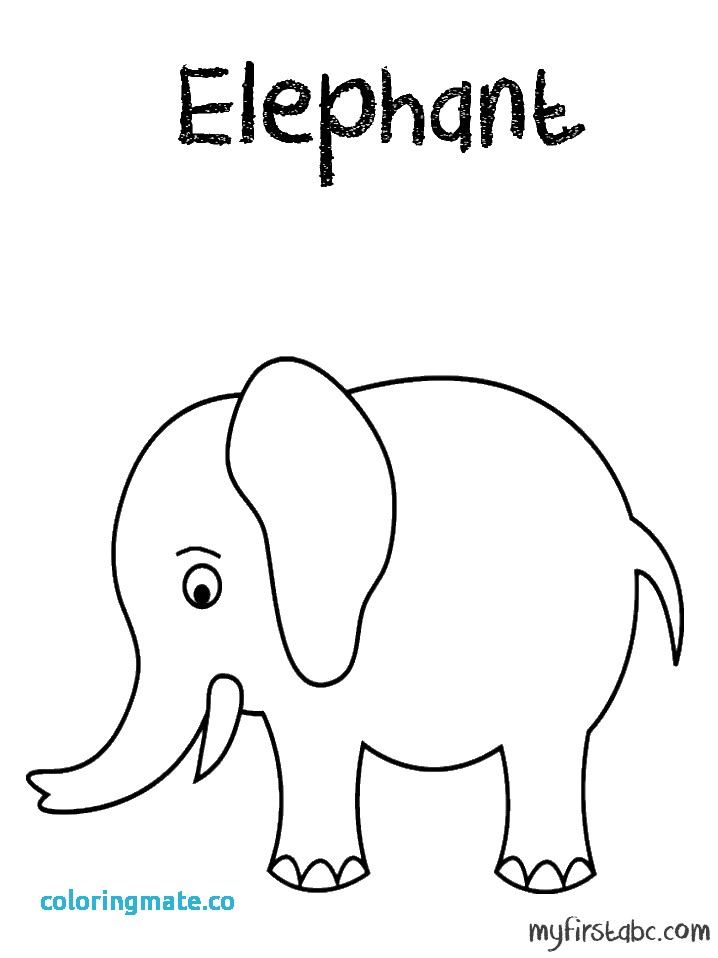718x958 Elephant Coloring Page Elegant Free Coloring Pages Of Elephant