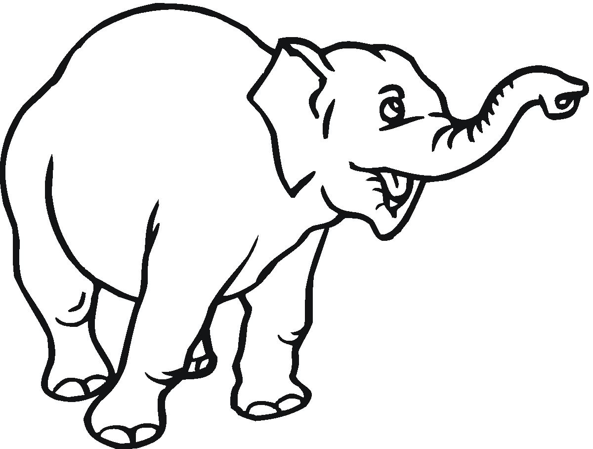 1200x908 Free Elephant Coloring Pages
