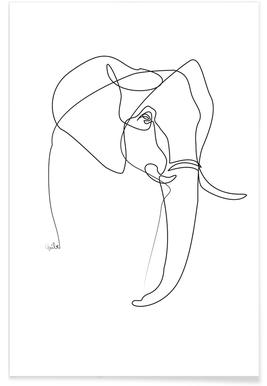 267x386 Buy Elephant Art Prints And Posters Online Juniqe Uk