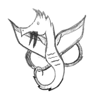 320x315 Another Creature, This One With Elephant Tusks, Butterfly Wings