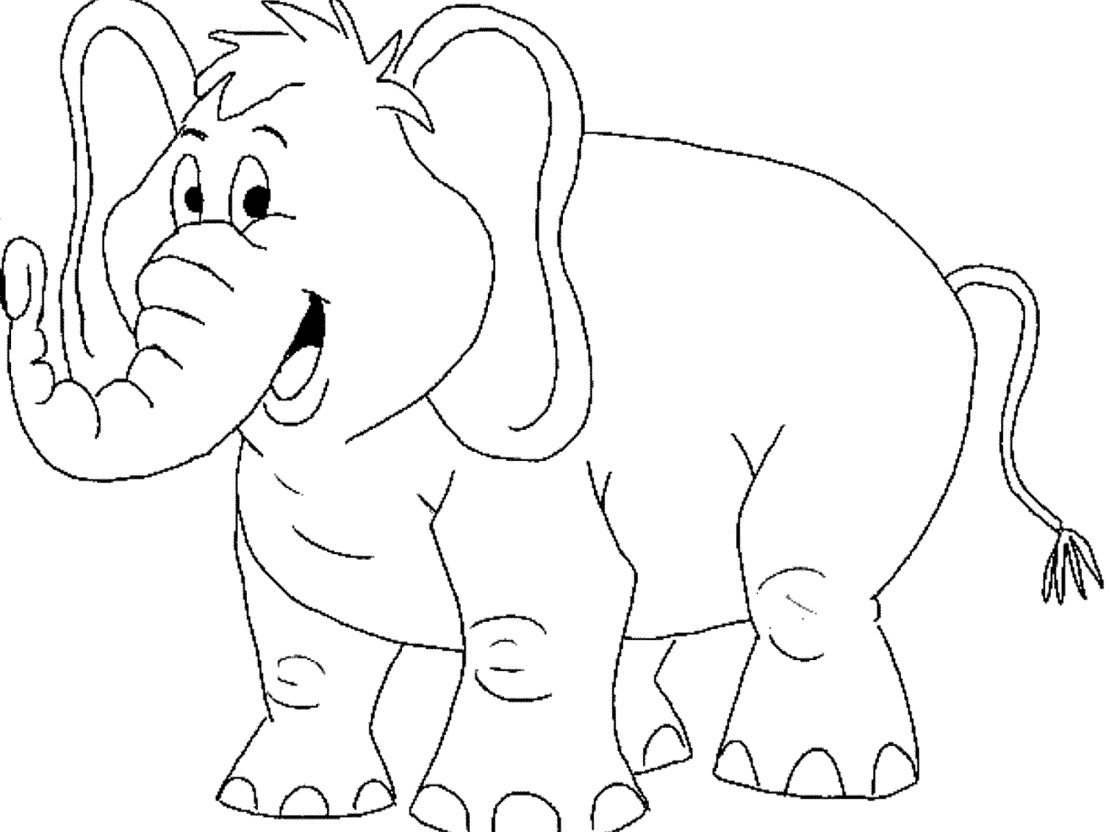 1600x1200 Circus Elephant Coloring Pages Download Big With Baby Free Page