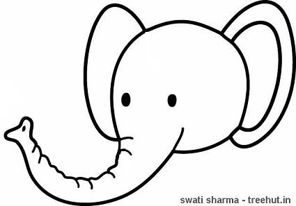 425x297 Elephants Coloring Pages