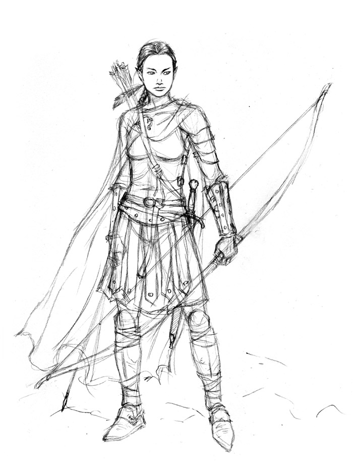 700x919 Armored Elf Sketch Sketches Elves And Sketches