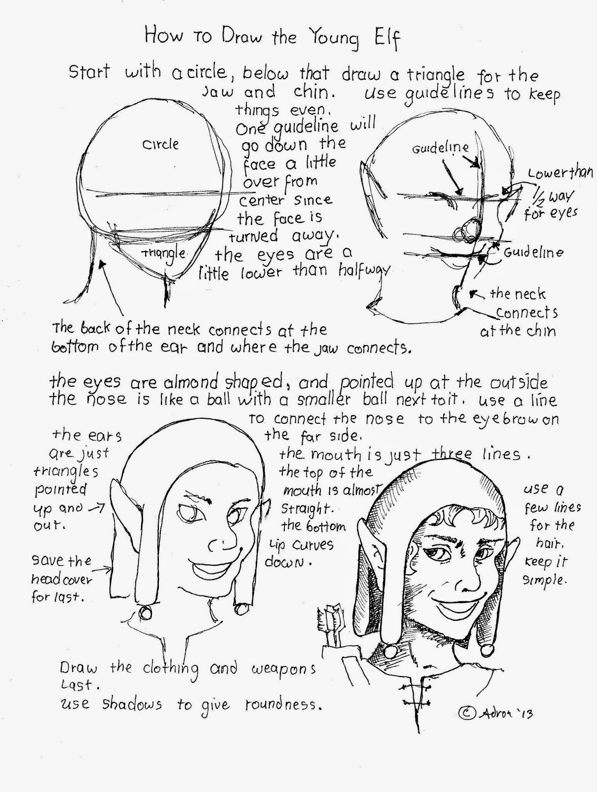 1206x1600 How To Draw Worksheets For The Young Artist How To Draw A Young