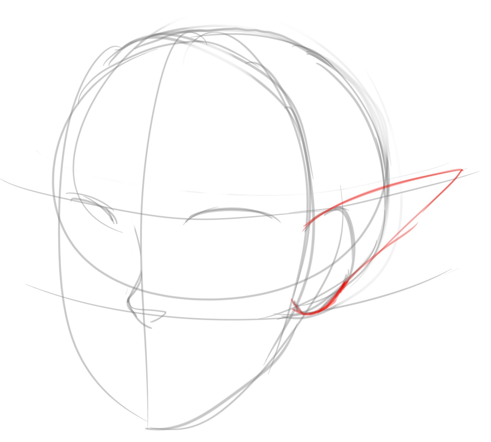 1600x1439 How To Draw Pointed Elf Ears