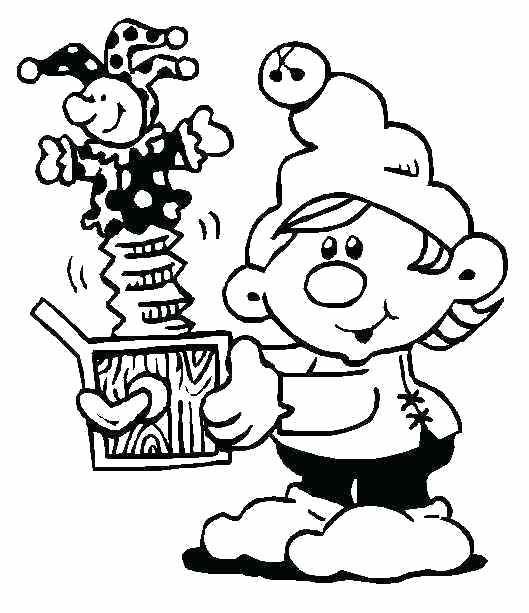 529x613 Elf Coloring Sheet Elf And Elf Delivering Present In Elf Coloring