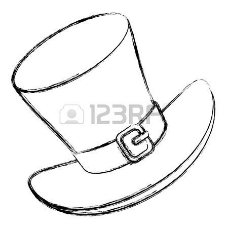 450x450 Irish Elf Hat Saint Patrick Celebration Vector Illustration Design