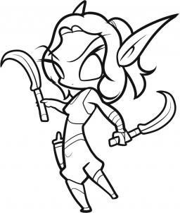 256x302 How To Draw How To Draw An Elf For Kids