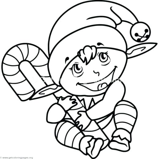520x520 Elf Pictures To Color Elf Coloring Pages Printable Girl Elf