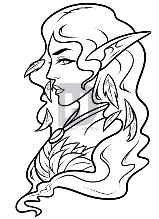 523x720 Easy Elf Drawing Merry Christmas Amp Happy New Year Arts