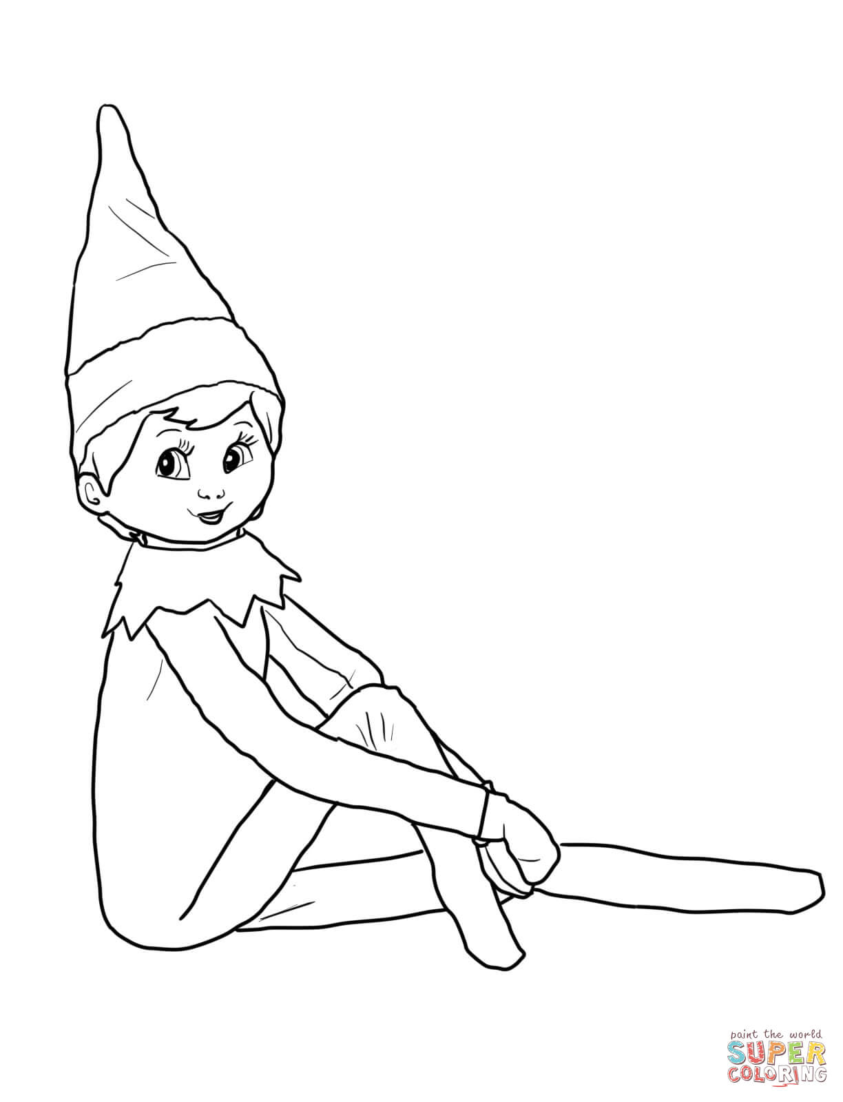 1224x1600 Elf On The Shelf Coloring Pages Free Coloring Pages
