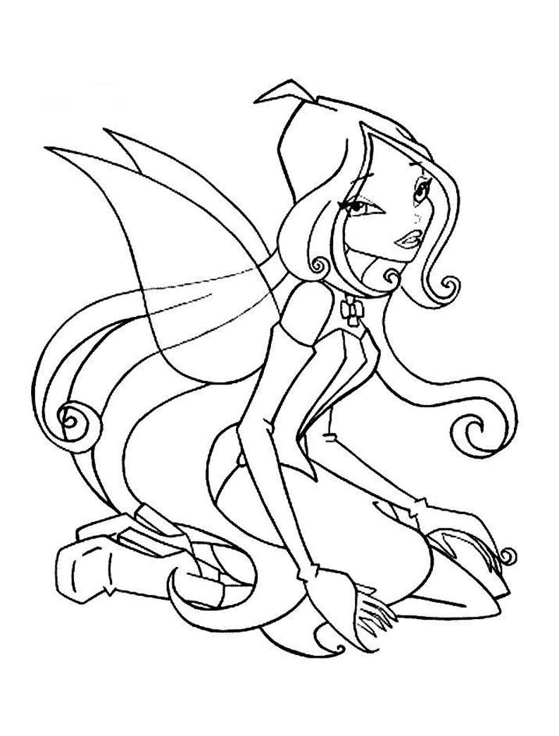 794x1045 Girl Elf Coloring Pages