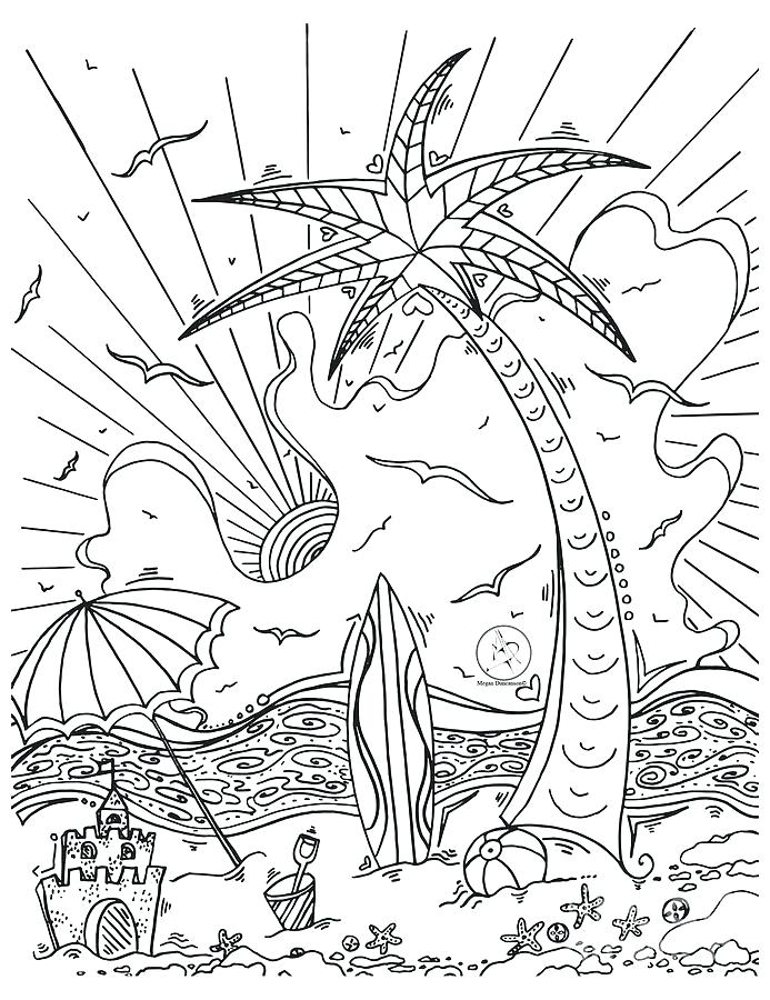 693x900 Island Coloring Page Tropical Island Coloring Pages Coloring Pages