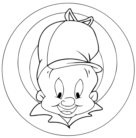 474x480 Looney Tunes Elmer Fudd Coloring Page Free Printable Coloring Pages