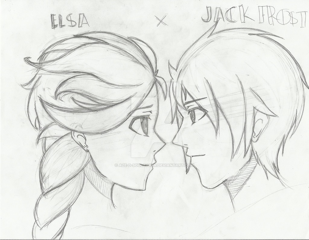 1024x795 Elsa X Jack Frost By Aze D Soultaker