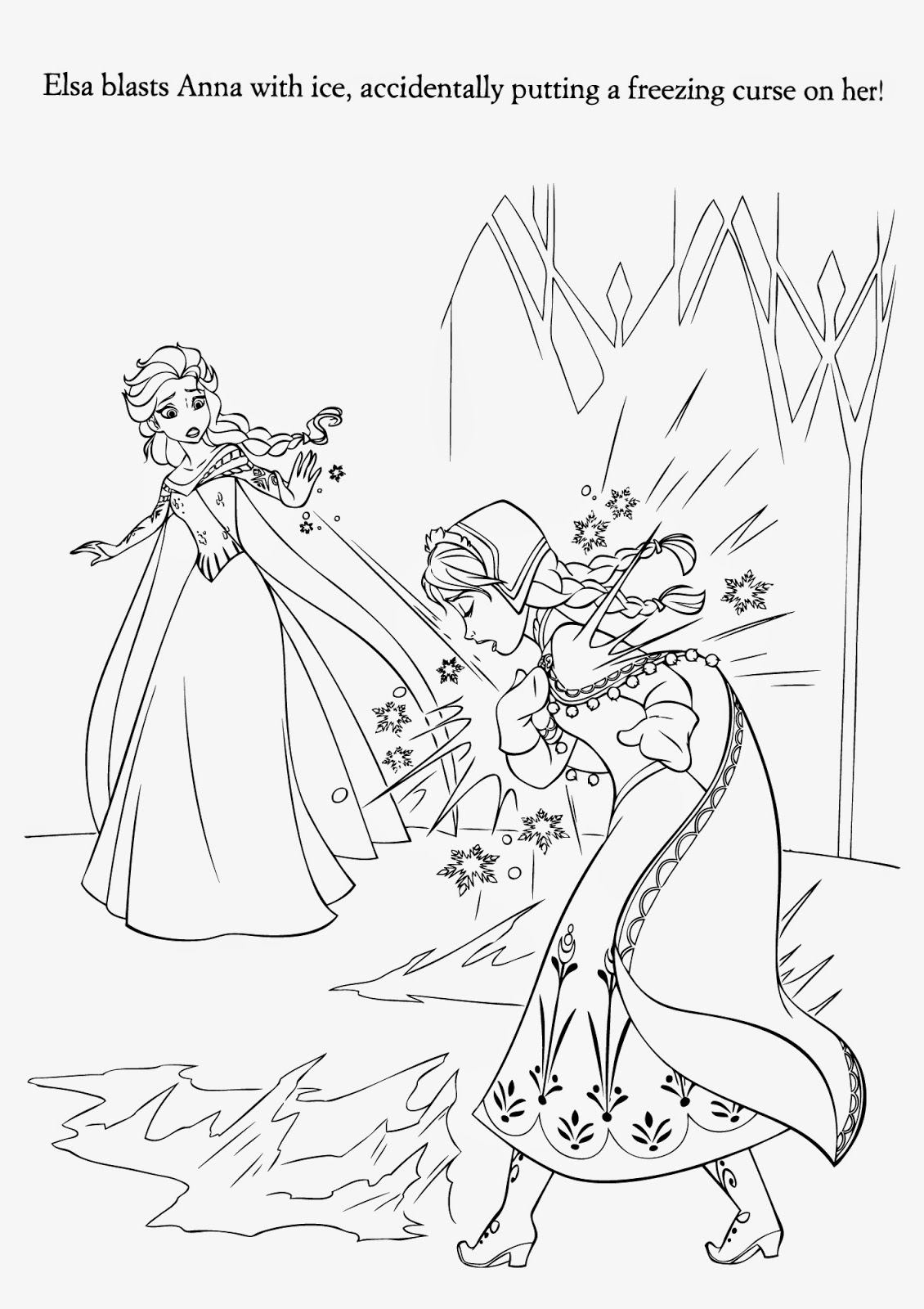 1130x1600 Elsa And Her Castle Coloring Pages Frozen Castle Coloring Pages