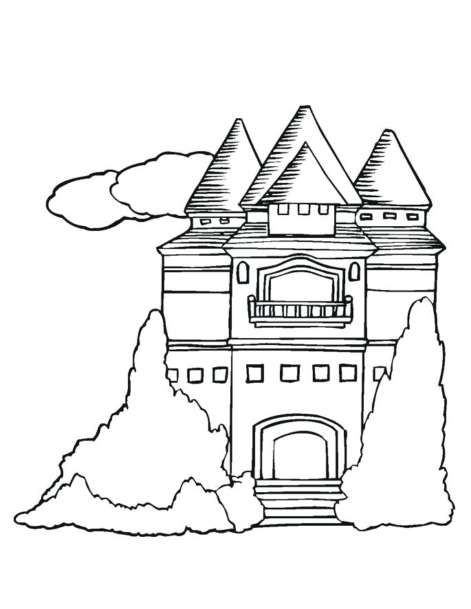 Elsa Castle Drawing at GetDrawings | Free download