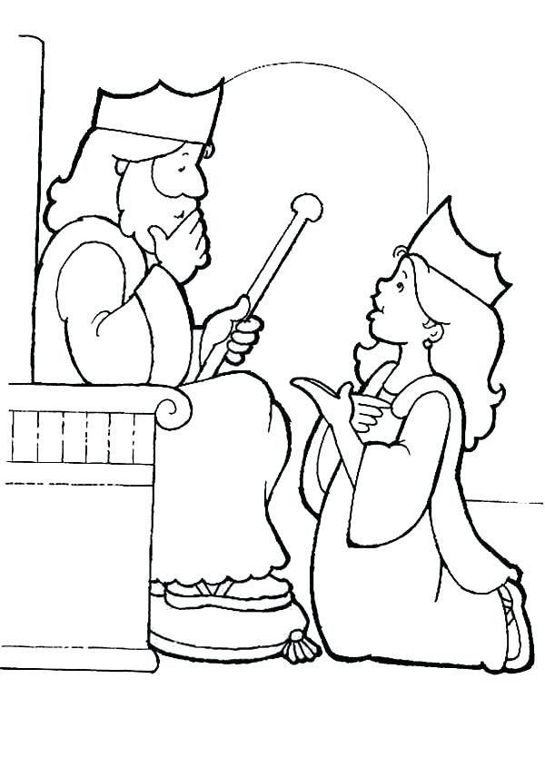 600x845 Queen Coloring Pages King Choose To Be His Queen Coloring Page