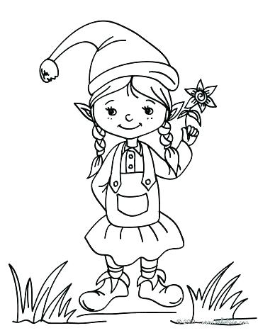 364x470 Lego Girl Coloring Pages Elf Coloring Pages Girl Elf Coloring Page