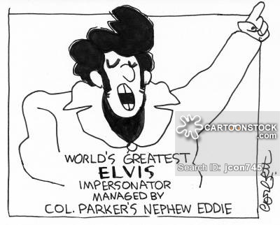 400x322 Elvis Impersonation Cartoons And Comics