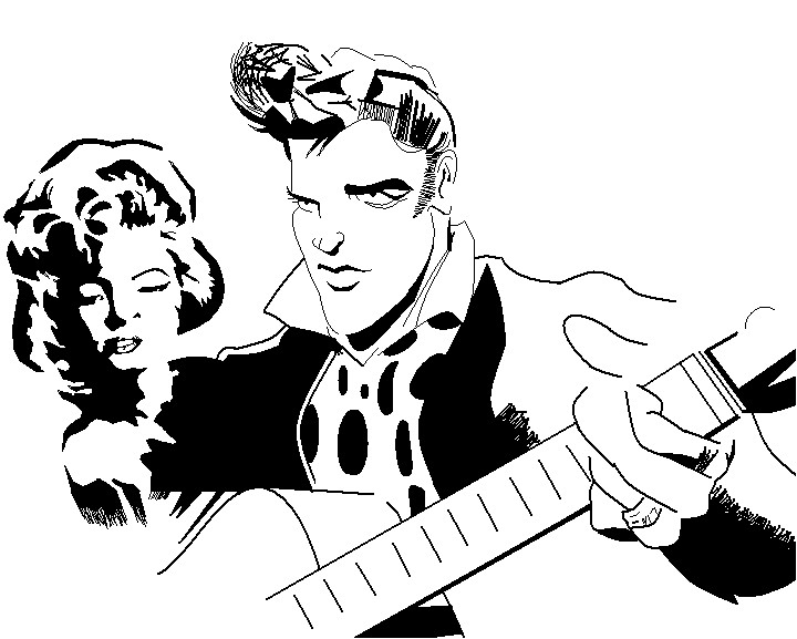 720x577 Elvis Presley N Marylin By Dwcjester