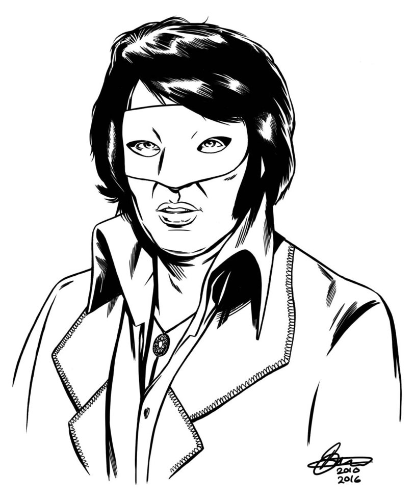 812x983 Super Elvis A4 David Golding 2010 2016. By Davidgolding