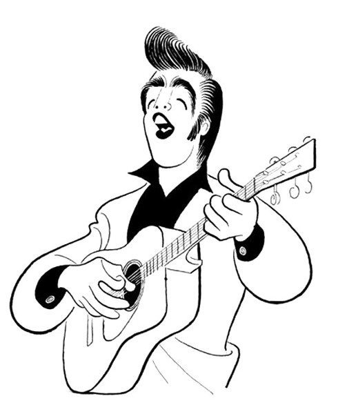 503x600 The First Published Caricature Of Elvis Presley