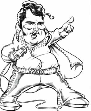 Elvis Line Drawing at GetDrawings | Free download