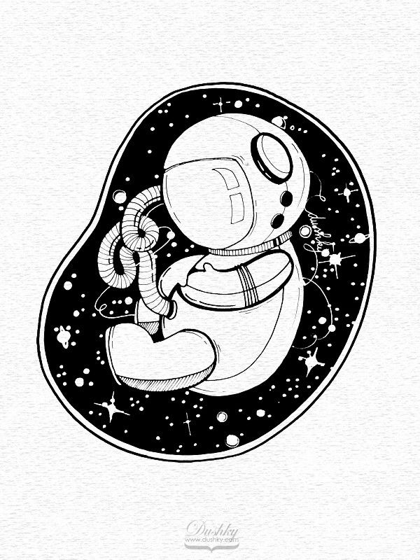 600x800 Space Sticker By
