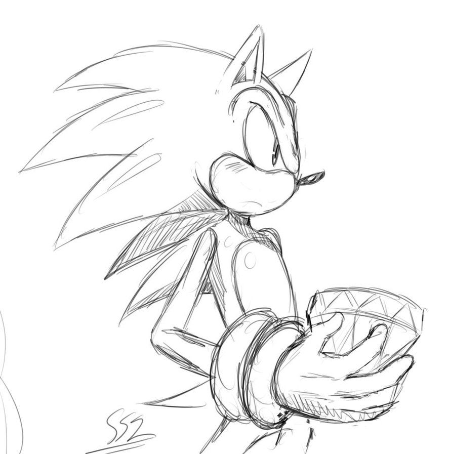 891x897 Emerald Got! Sketch By Ss2sonic On Sonic 3