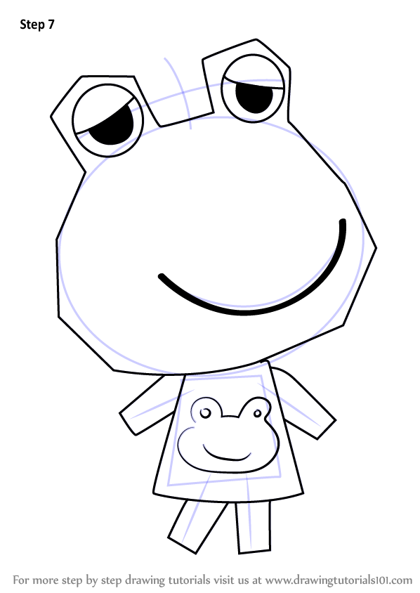 598x844 Learn How To Draw Emerald From Animal Crossing (Animal Crossing