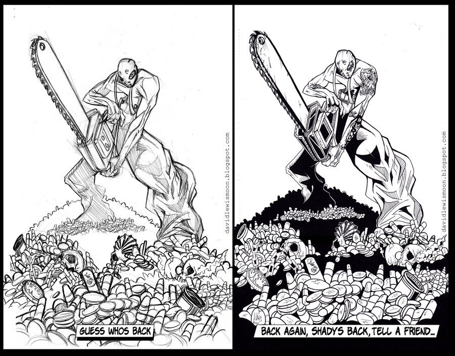 900x703 Eminem Sketch Ink By Theicb