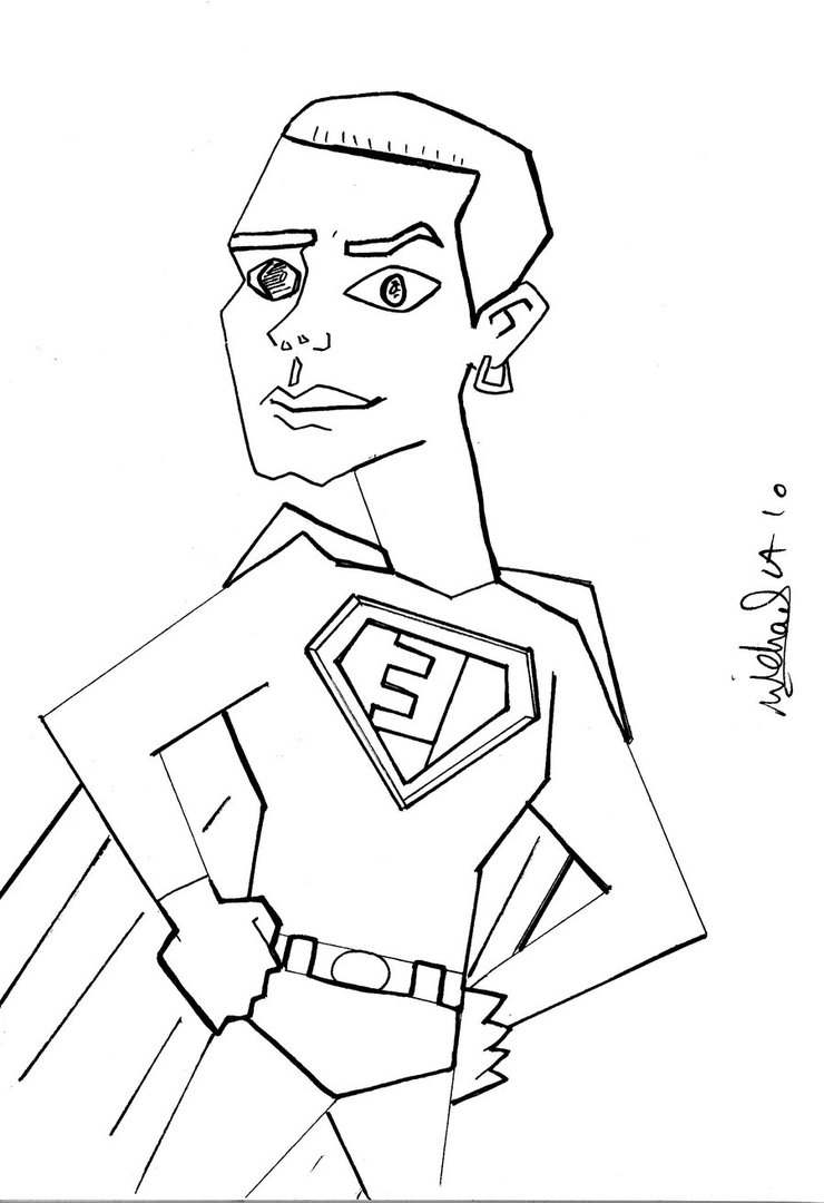 740x1080 Superman Eminem Drawing By Ztenzila