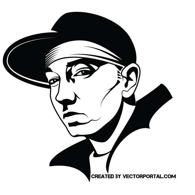 660x660 Eminem Vector Portrait Sinatra's Instagram Vector