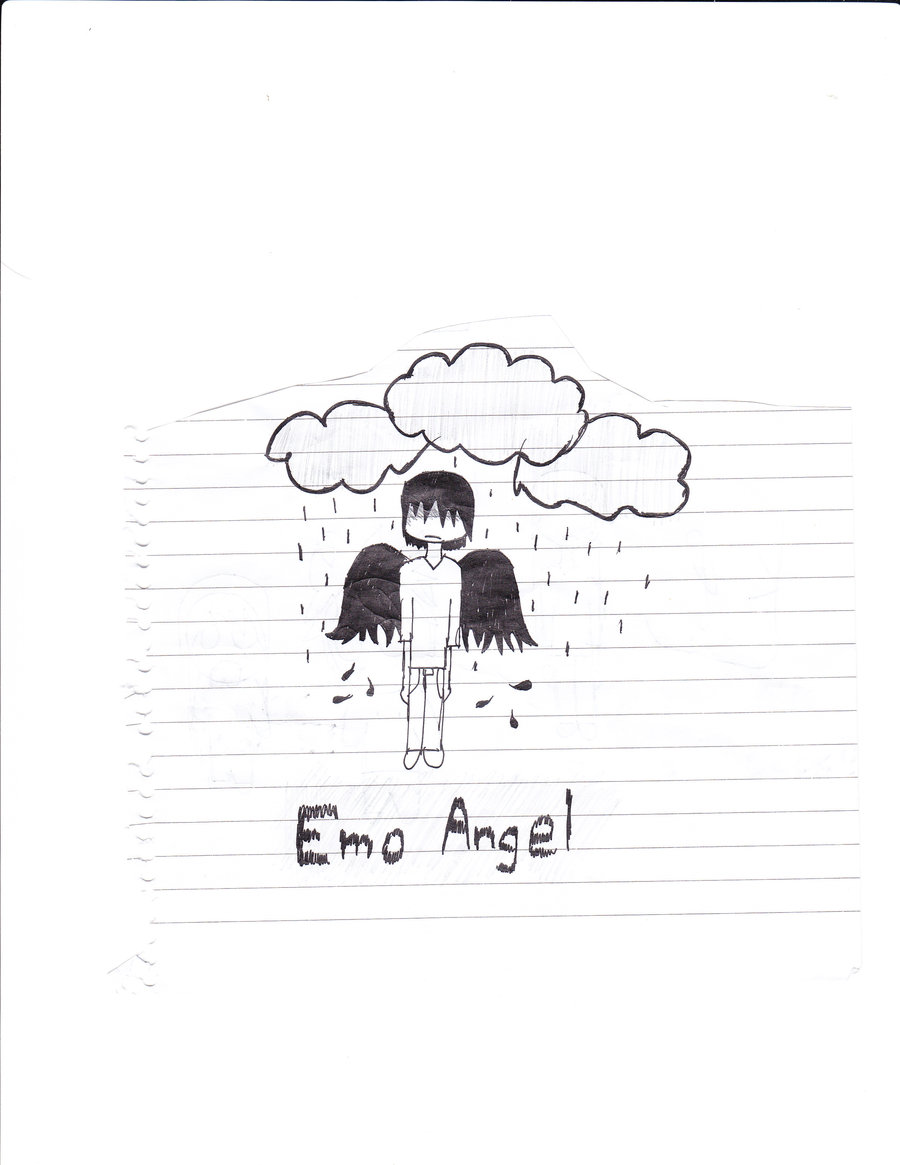 900x1165 Emo Angel By Sadquiet