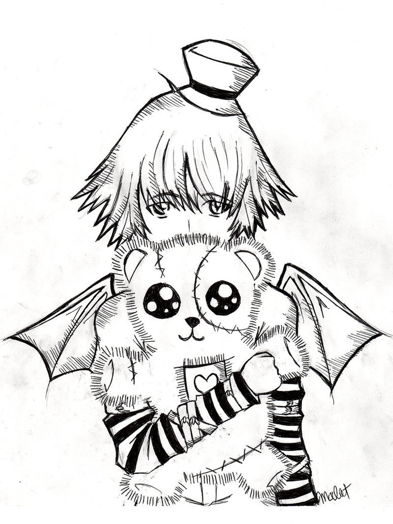 774x1032 Emo Coloring Pages 14 Images Of Emo Angel Boy Coloring Pages Anime