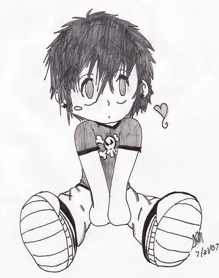 442x562 Emo Drawings To The Ex You Know Who You Are Emo