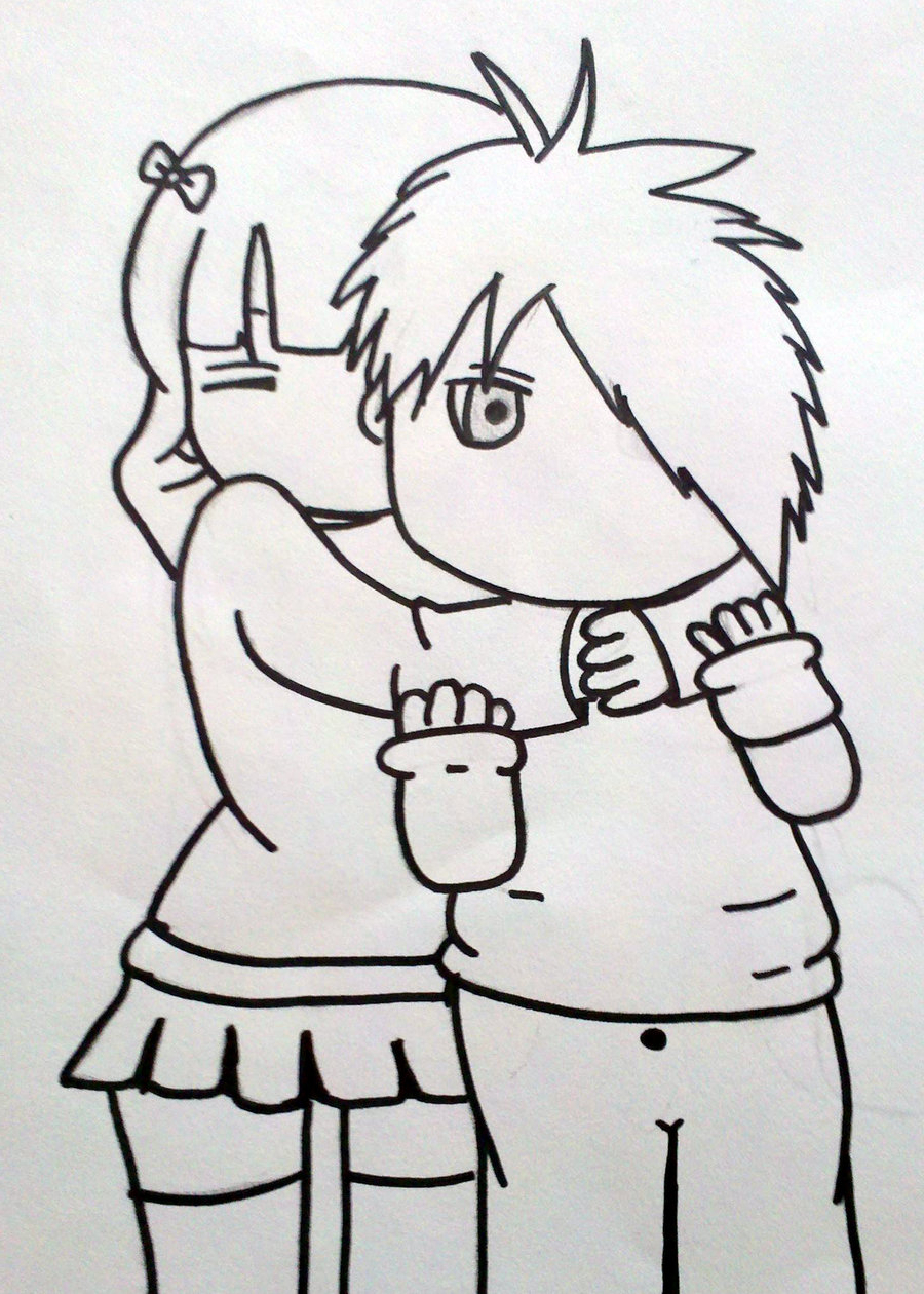 900x1260 Boy And Girl Love Images For Drawing Emo Boy And Girl Love By