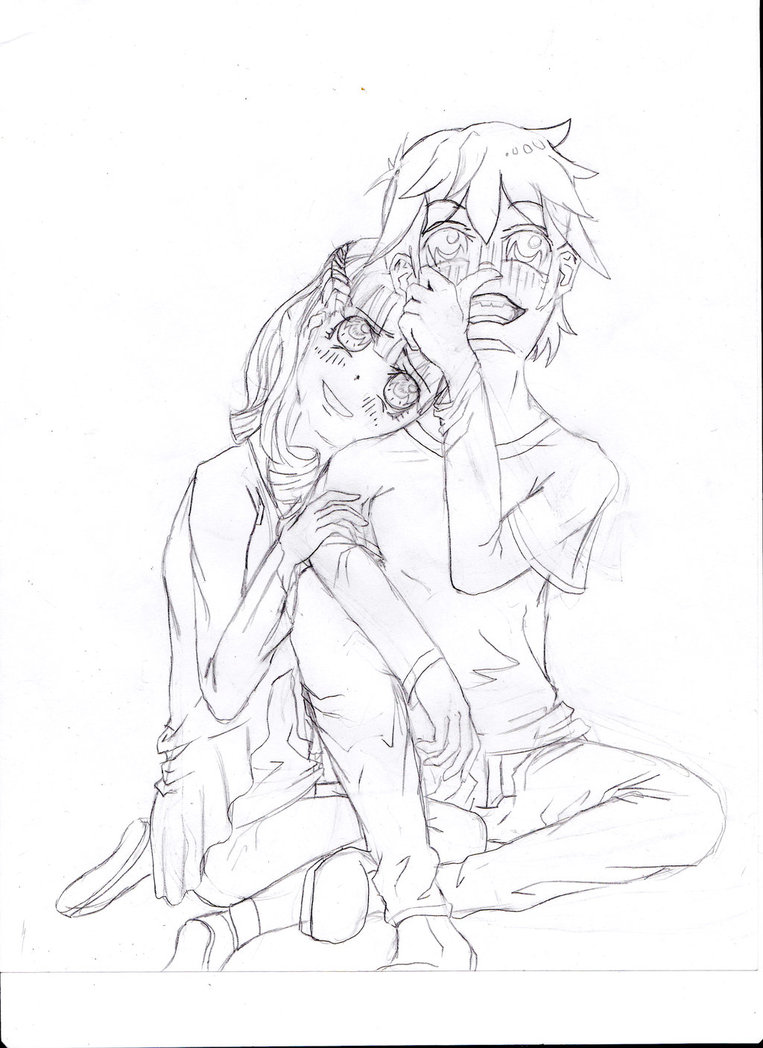 763x1048 Couple Sketch By Emo Wolfyes