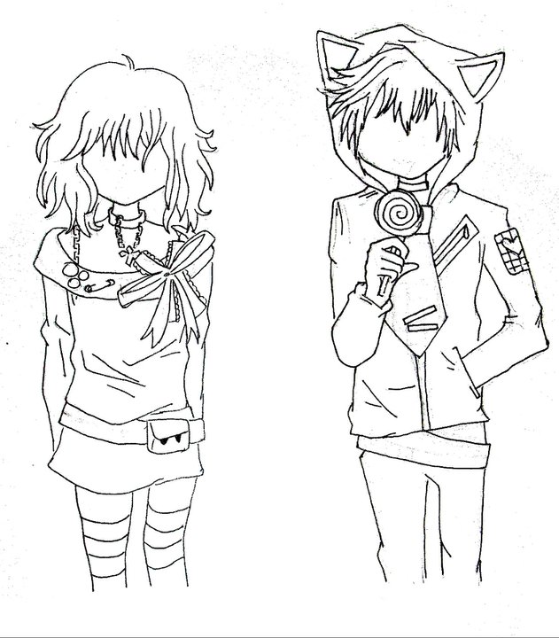 631x720 Emo Couple By Skylights2ne1