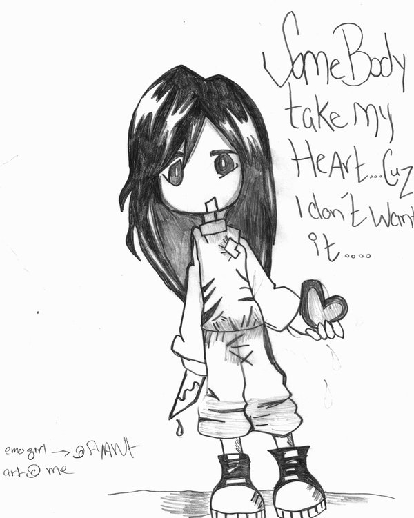 600x751 Emo Girl By Kingdomalchemist1