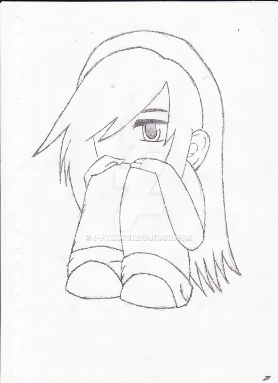 900x1238 Little Chibi Emo Girl By J Johnny