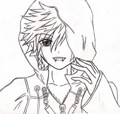 400x382 Bunny Drawings Cute Emo Boy Anime Drawings Printable Coloring