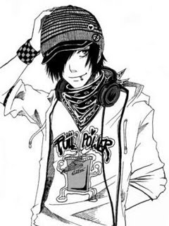 240x320 Emo Anime Boy Wallpaper
