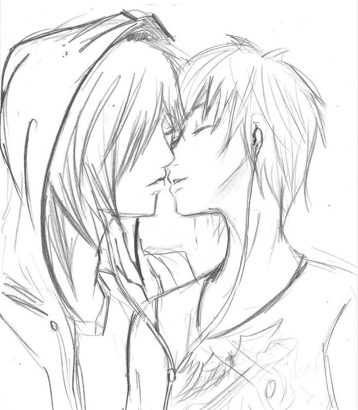 736x843 Emo Anime Art Sketches Cute Emo Couple By Kirakyuuketsuki Art