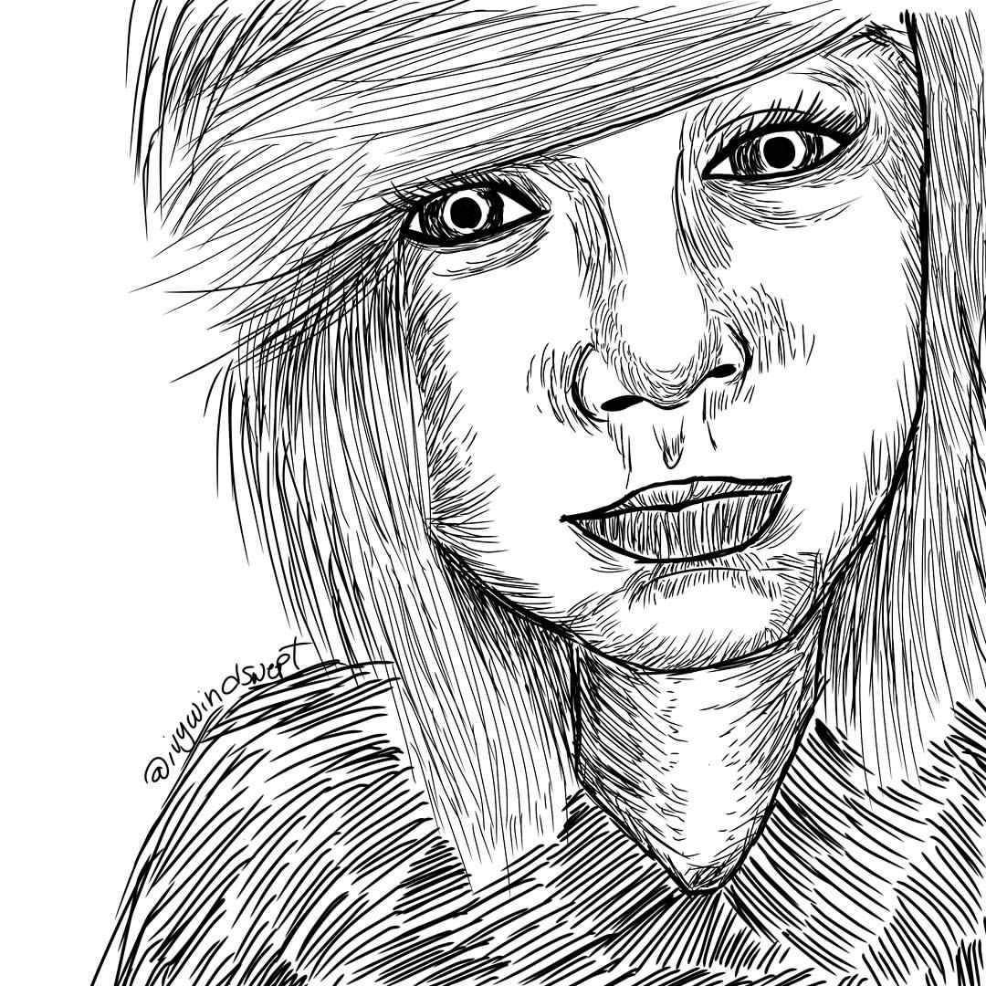 1080x1080 Drawn Emo Beany