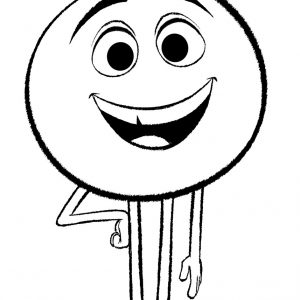 300x300 Coloring Pages Of Emojis New Gene From Emoji Movie Coloring Page