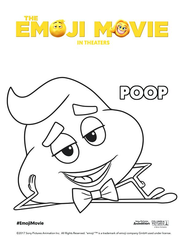 600x776 Poop Emoji Coloring Sheet As Well As Pizza Coloring Page 724