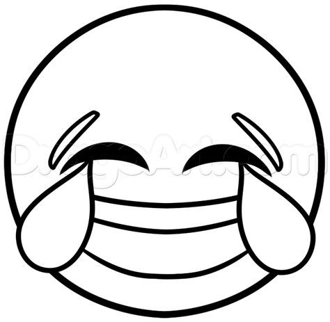 474x463 How To Draw Laughing Emoji Step 4 Emoji Sketches